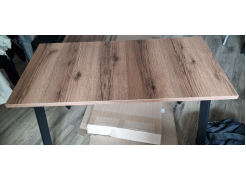 Стол Тринити Лофт 120 32 мм бетон / черный матовый фото покупателя 237