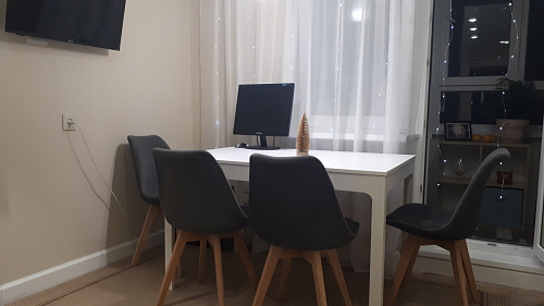 Стул Bonuss blue / wooden legs фото покупателя 180