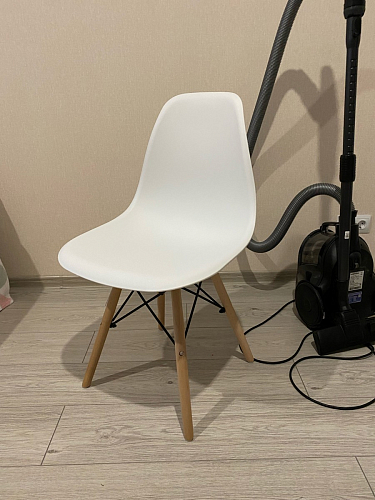 Пластиковый стул Eames PC-015 серо-голубой / дерево фото покупателя 387