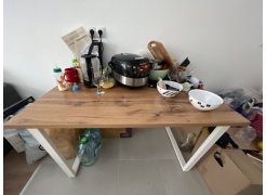 Стол Лота Лофт 140 25 мм черный матовый / бетон фото покупателя 925