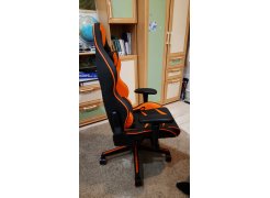 Компьютерное кресло Racer черное / оранжевое фото покупателя 50