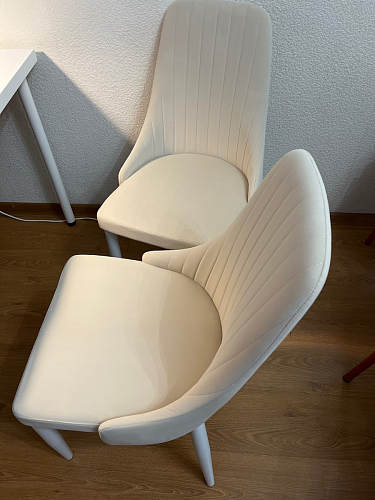 Стул на металлокаркасе Kora dark gray / black фото покупателя 369