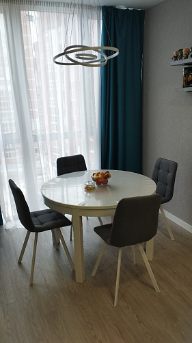 Стул на металлокаркасе Чилли бежевый / белый каркас фото покупателя 986