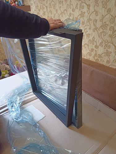 Деревянный стол Лота Лофт 120x75 дуб крафт табачный / черный матовый фото покупателя 918