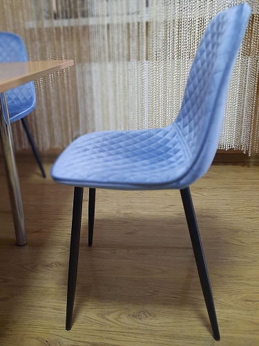 Стул на металлокаркасе Capri dark beige / white фото покупателя 32