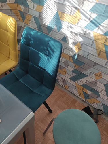 Стул на металлокаркасе Чилли бежевый / белый каркас фото покупателя 932