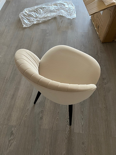 Стул на металлокаркасе Gabi 1 light purple / black фото покупателя 339