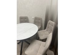 Стул на металлокаркасе Чилли светло-серый / черный фото покупателя 498