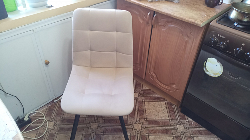 Стул на металлокаркасе Чилли бирюзовый / черный фото покупателя 758