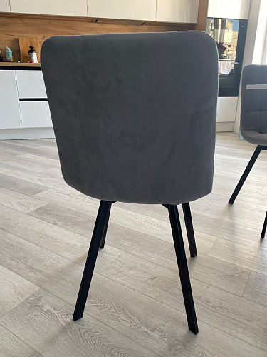 Стул на металлокаркасе Чилли К кирпичный / черный фото покупателя 347