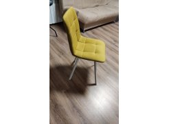 Стул на металлокаркасе Чилли синяя ткань / белый фото покупателя 202