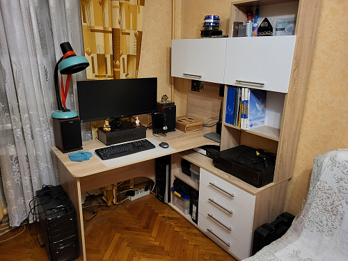 Компьютерный стол КСТ-14.1П белый правый фото покупателя 5