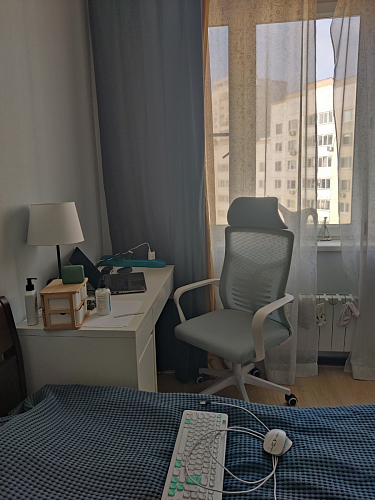 Компьютерное кресло Montana blue / white фото покупателя 7