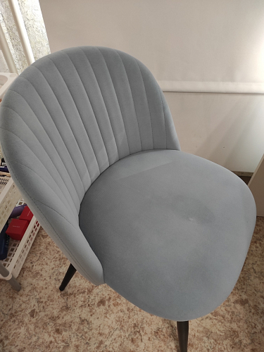 Стул на металлокаркасе Gabi green / black / silver фото покупателя 221