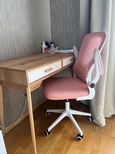 Компьютерное кресло Konfi pink / white фото покупателя 94
