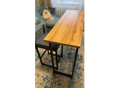 Барная стойка Дилан Лофт 120х40х90 бетон светлый фото покупателя 11