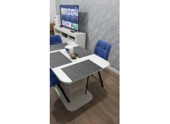 Стул на металлокаркасе Чилли горчичный / белый фото покупателя 42