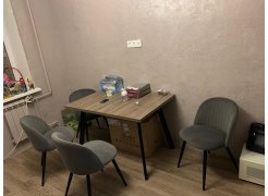 Стул на металлокаркасе Gabi blue / black фото покупателя 590