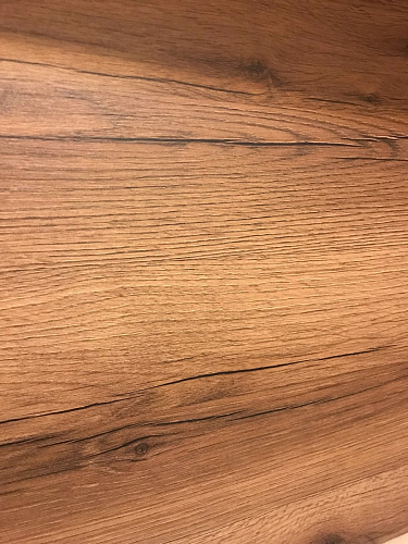 Письменный стол Битти Лофт 116х60х75 дуб вотан / черный матовый фото покупателя 64