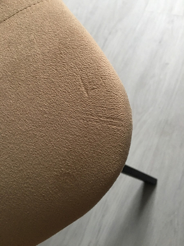 Стул на металлокаркасе Чилли бежевый / белый каркас фото покупателя 1058