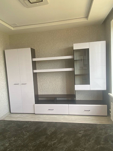 Готовая гостиная Jimenez дуб венге / белый глянец фото покупателя 92