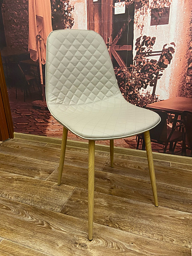 Стул на металлокаркасе Capri dark beige / white фото покупателя 59