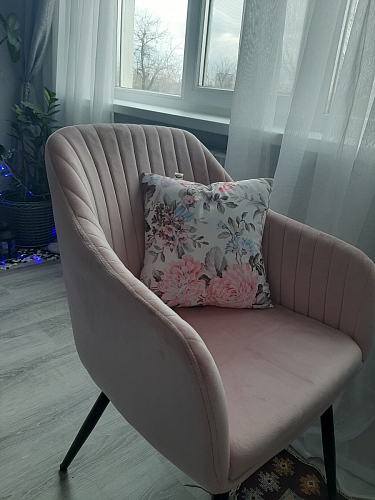 Стул на металлокаркасе Slam champagne фото покупателя 2