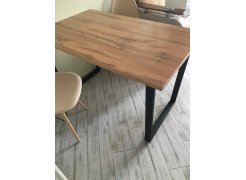 Стол Лота Лофт 140 25 мм черный матовый / бетон фото покупателя 853