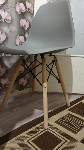 Стул Cindy Eames mod. 001 khaki / natural фото покупателя 278