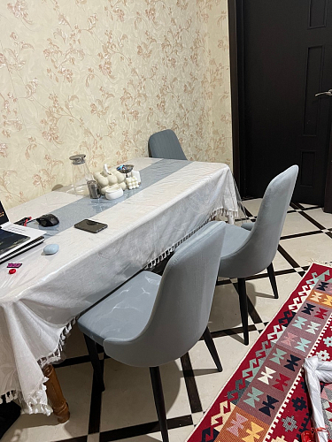 Стул на металлокаркасе Kora light purple / black фото покупателя 363