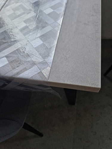 Стол Лота Лофт 140 25 мм черный матовый / бетон фото покупателя 898