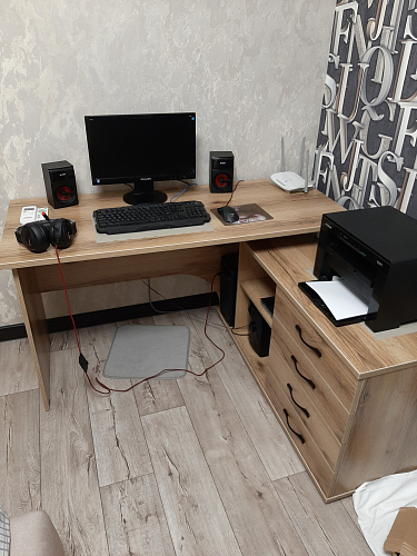 Компьютерный стол КСТ-109Л венге фото покупателя 106