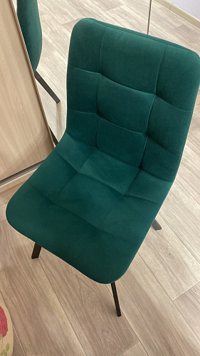 Стул на металлокаркасе Чилли бирюзовый / черный фото покупателя 893