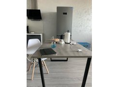 Стол Лота Лофт 120 25 мм сабия / черный матовый фото покупателя 127