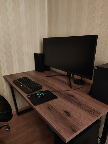 Стол Лота Лофт 120 25 мм сабия / белый матовый фото покупателя 666