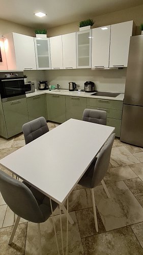 Стул на металлокаркасе Чилли К латте / белый фото покупателя 795