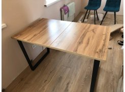 Стол Лота Лофт 120 25 мм сабия / черный матовый фото покупателя 424