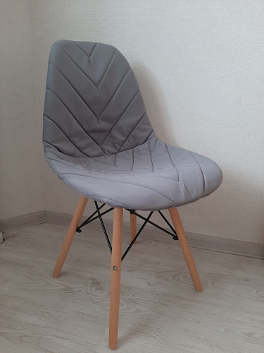 Пластиковый стул Eames PC-015 желтый фото покупателя 10