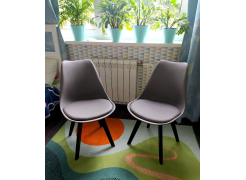 Деревянный стул Bonuss dark gray / black фото покупателя 63