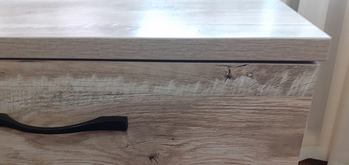 Компьютерный стол КСТ-109П правый дуб сонома / белый фото покупателя 76