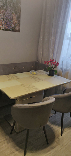 Стул на металлокаркасе Бэнбу 05 velutto 05 / черный фото покупателя 6