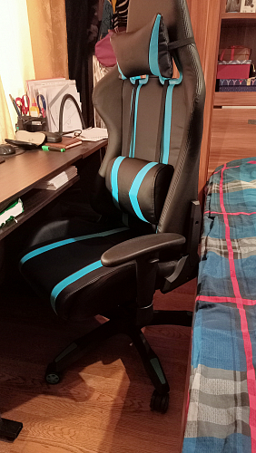 Компьютерное кресло Blok red / black фото покупателя 36