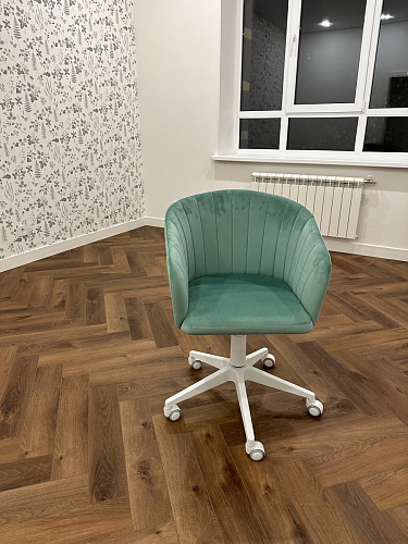 Компьютерное кресло Тибо светло-коричневый / белый фото покупателя 51