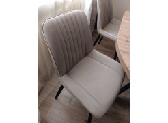 Стул на металлокаркасе Вейв П темно-серый / черный фото покупателя 93