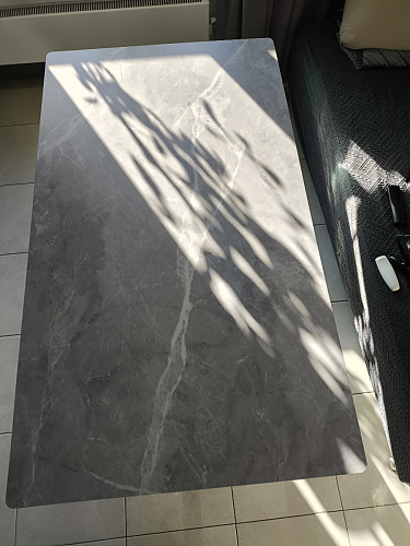 Керамический стол Вилли 140(200)х80 carmen light grey / черный фото покупателя 39