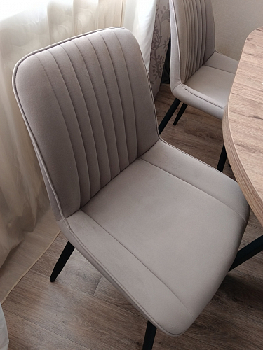 Комплект стульев Седа К 2 шт латте / черный фото покупателя 93