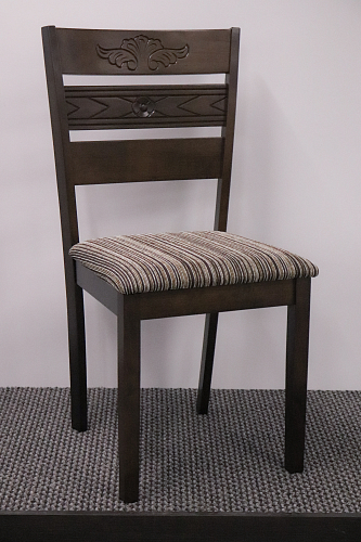 Стул Simol темно-коричневый / коричневый из шоурума 1