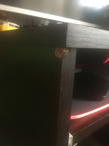 Стол компьютерный Джаз-24 правый белый фото покупателя 32