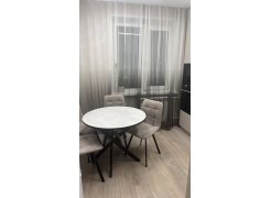 Стул на металлокаркасе Чилли синяя ткань / белый фото покупателя 499