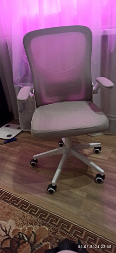 Компьютерное кресло Konfi light gray / white фото покупателя 183